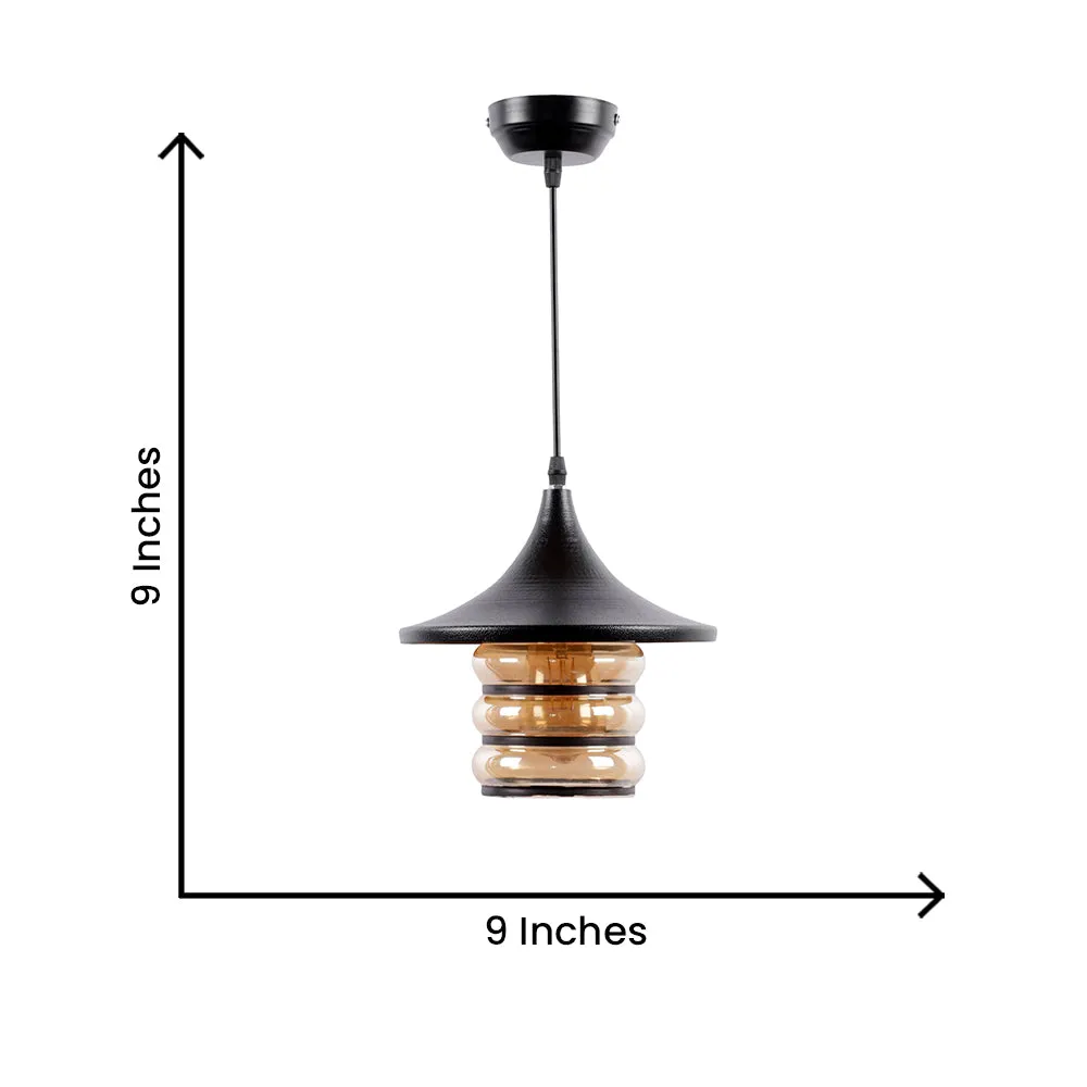 Luster Glass Traditional Focus Hanging Light Single Piece