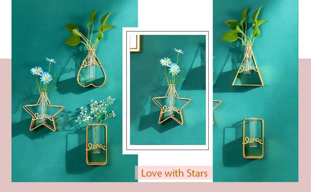 Lustrous Triangular Shaped Glass Vase Single