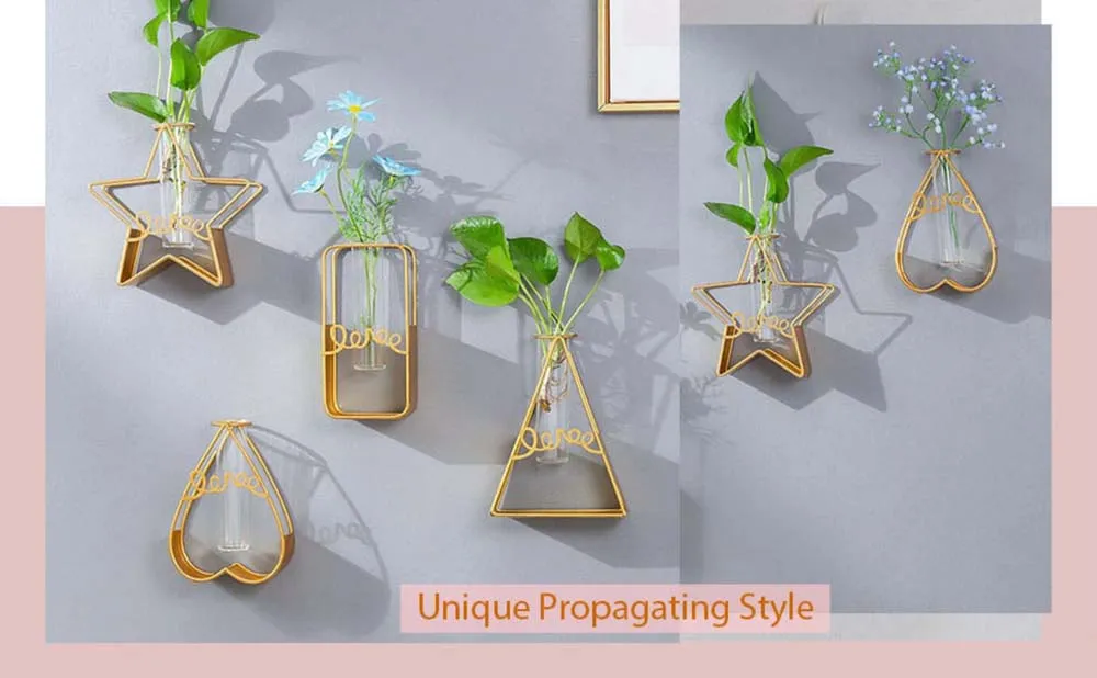 Lustrous Triangular Shaped Glass Vase Single