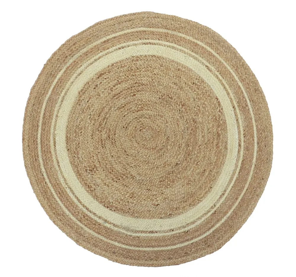 Luxe Handwoven Artsy Round Jute Rug XS (2*2ft)