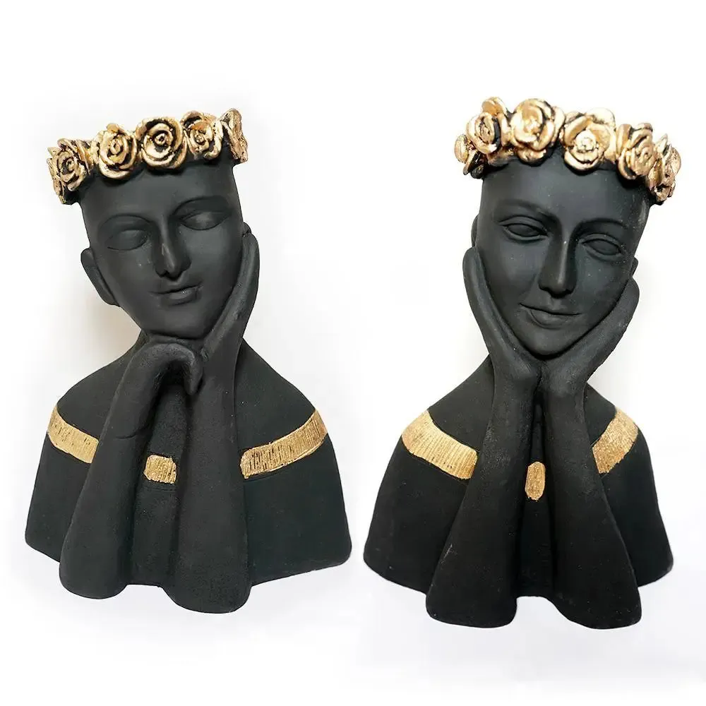 Luxe Roman Lady Face Planter- Set of 2