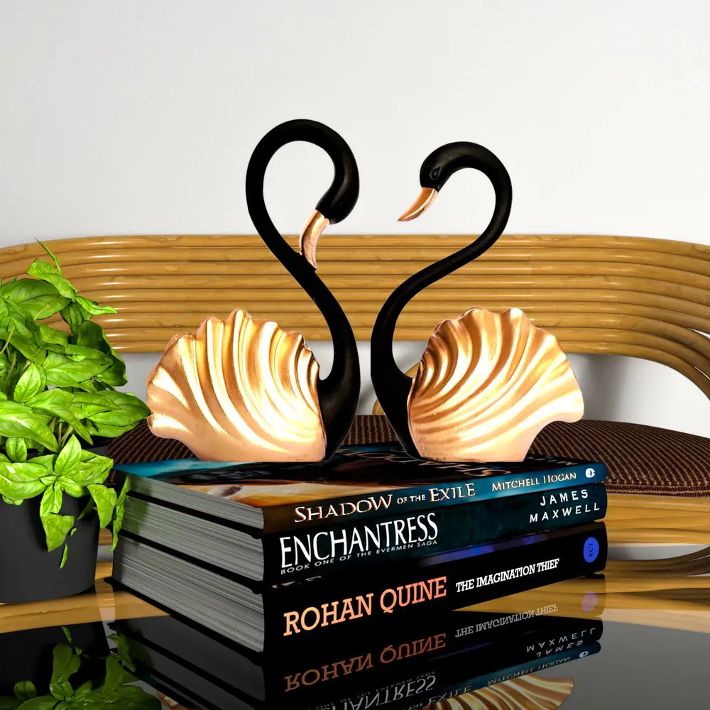 Luxe Swan Figurine- Set of 2