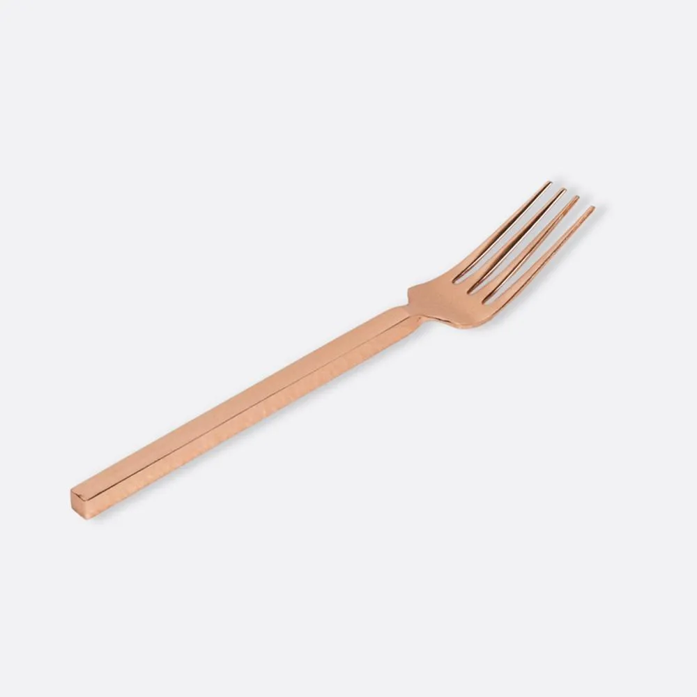 Luxurious Copper Gold Cutlery Set of 4