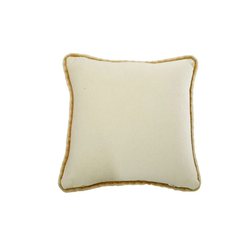 Luxurious Cotton cushion Pillow Cover with Beautiful Bee Embroidery