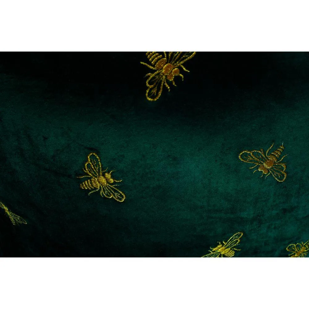 Luxurious Cotton cushion Pillow Cover with Beautiful Bee Embroidery