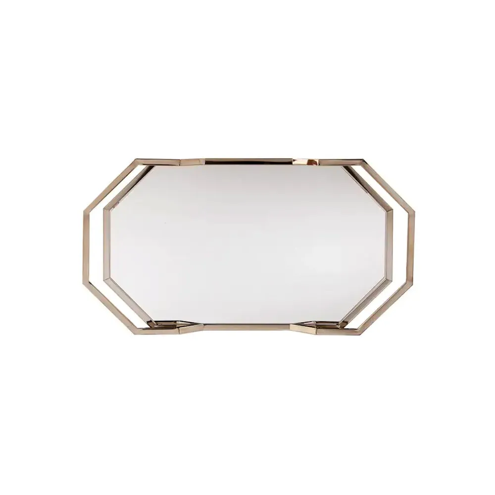 Luxurious Golden Metallic Bar Trolley