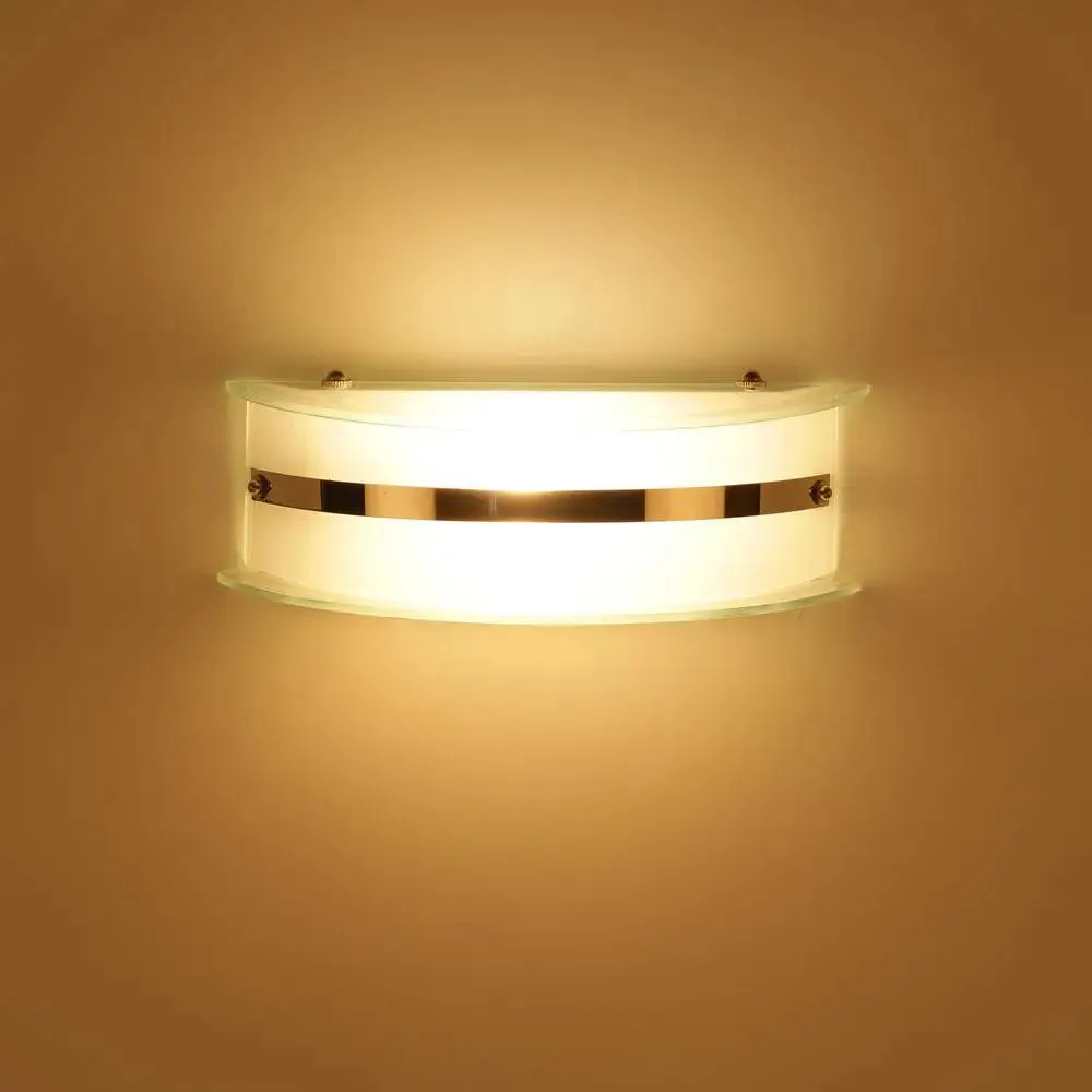 Luxurious Metal & Glass Bathroom Light