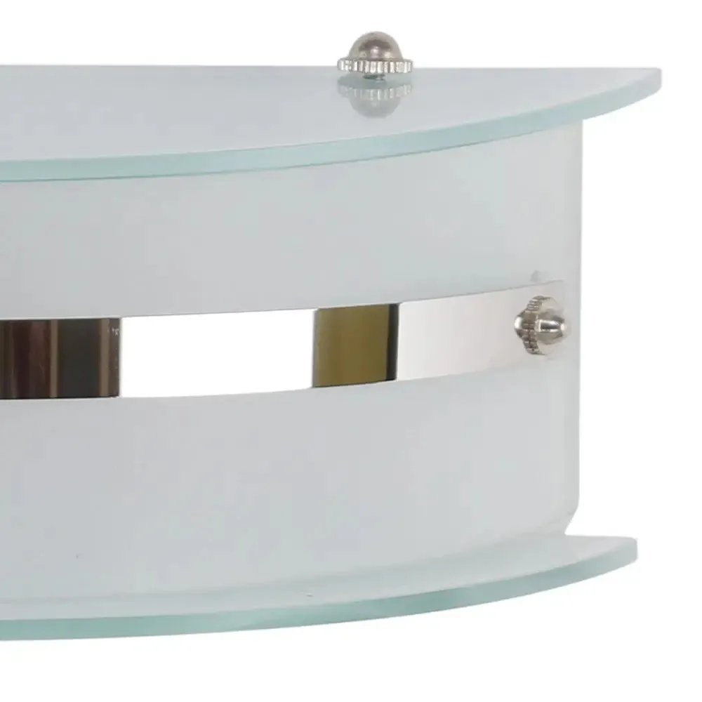 Luxurious Metal & Glass Bathroom Light