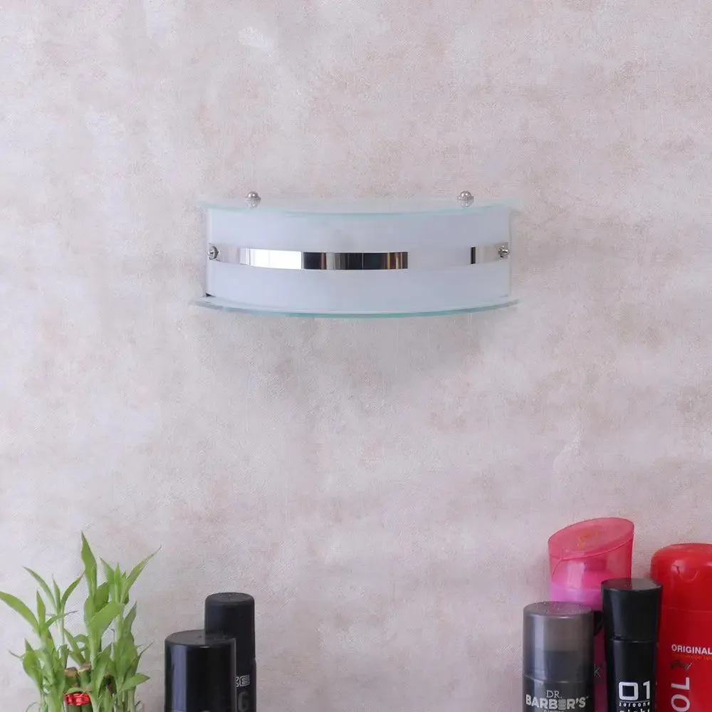 Luxurious Metal & Glass Bathroom Light