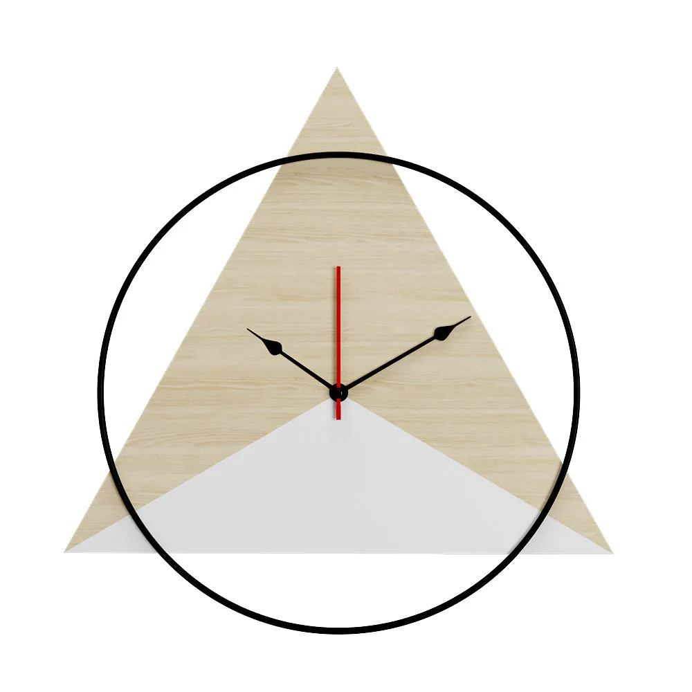 Luxurious Two-tonal Big Wall Clock