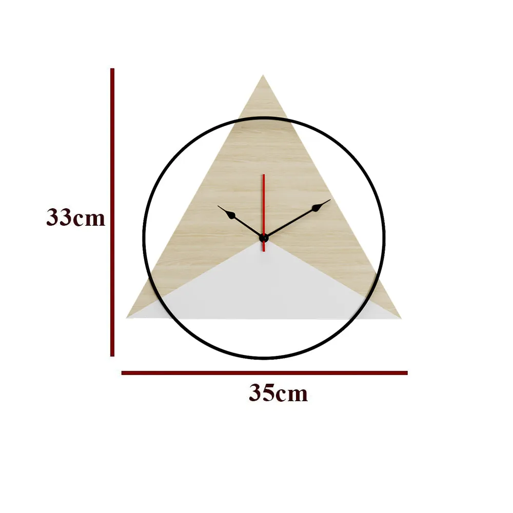 Luxurious Two-tonal Big Wall Clock