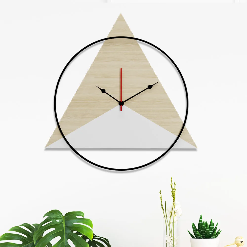 Luxurious Two-tonal Big Wall Clock