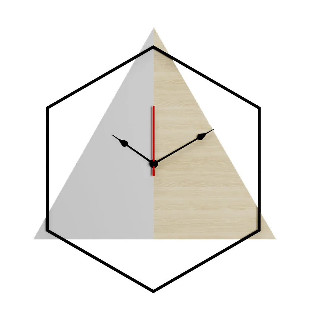 Luxurious Two-tonal Big Wall Clock