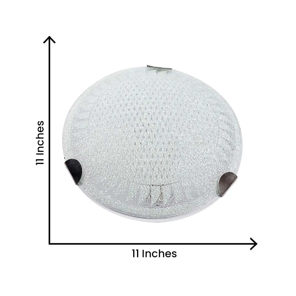 Luxury Sparkles Round Flush Mount Light