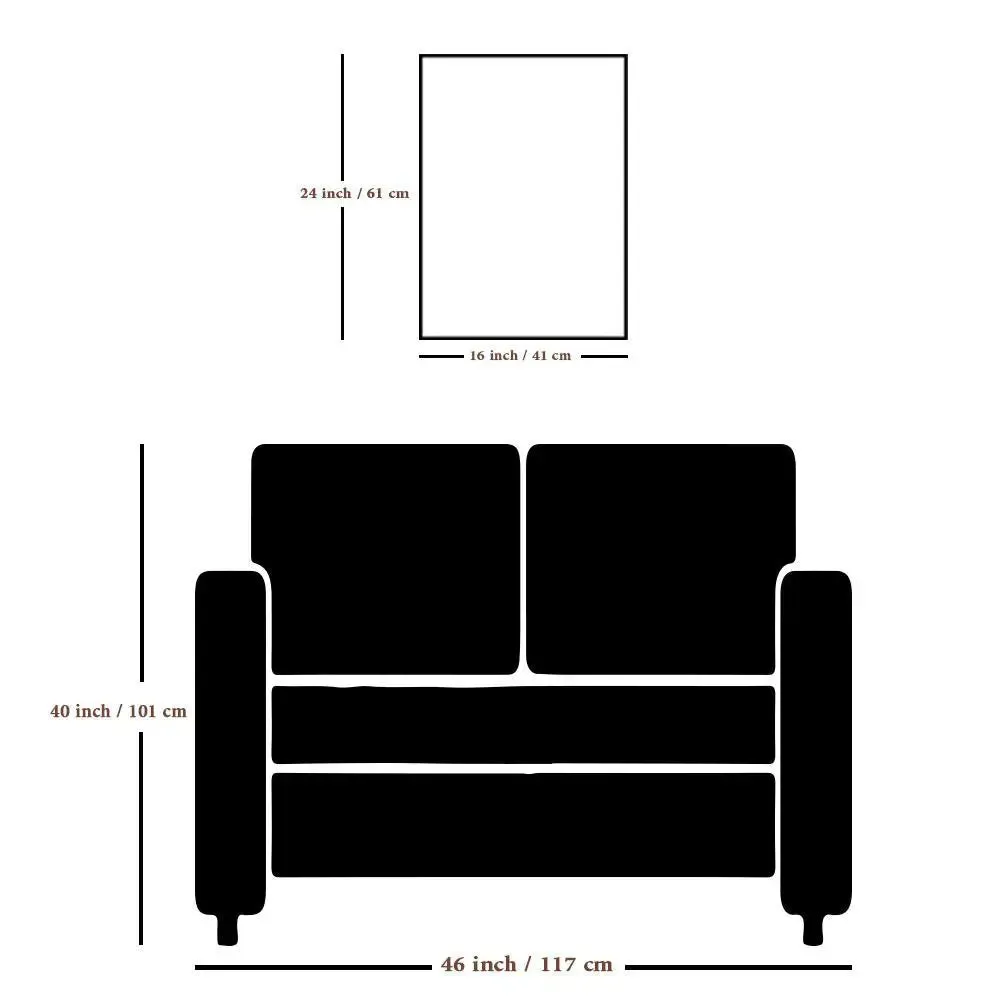 Madhubani Painting / Canvas Print Stretched on Wood Bars 61 x 41cm