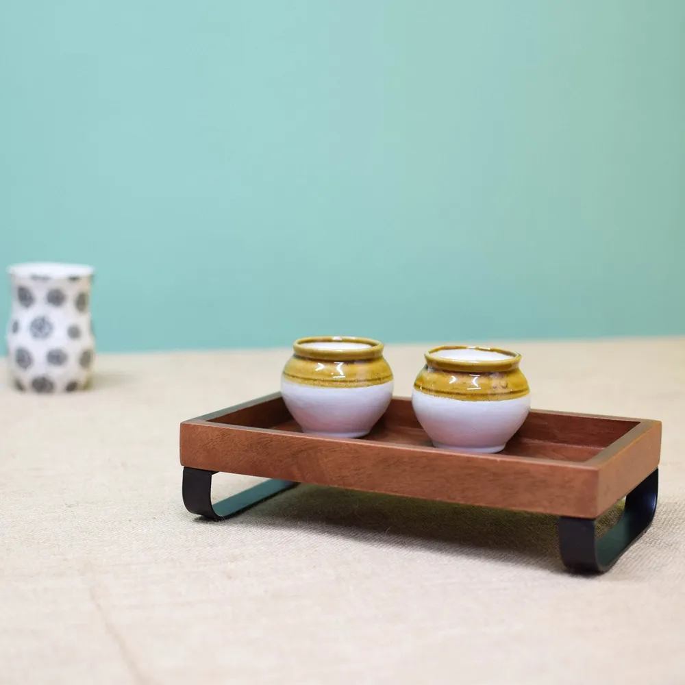 Mahagony Classic Serving Tray Small