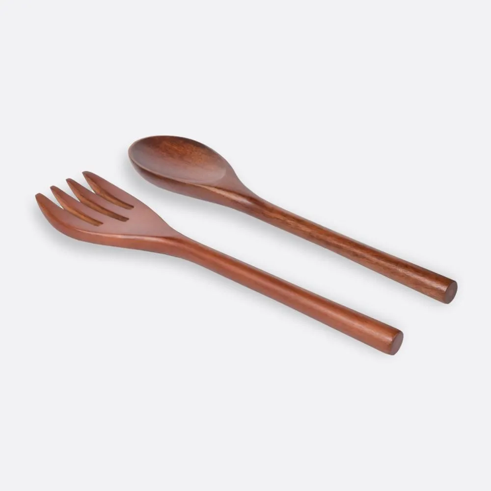 Mahagony Wooden Cutlery Set