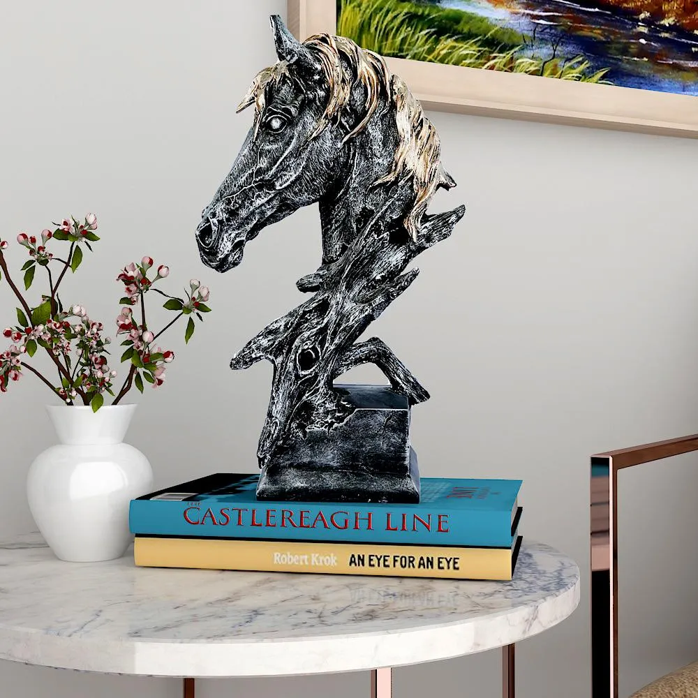 Majestic Horse Sculpture Single Piece