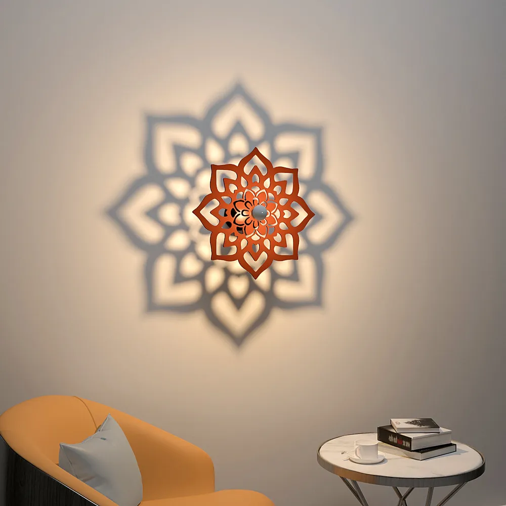 Mandala Art Creative Shadow Night Lamps