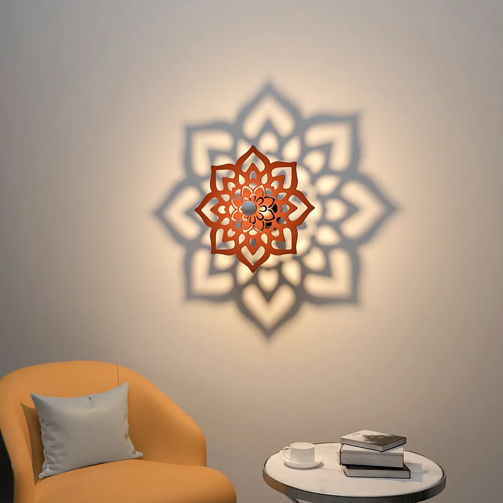 Mandala Art Creative Shadow Night Lamps