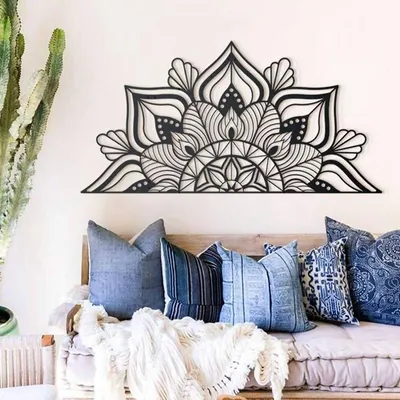 Mandala Metal Wall Art Set Of 1
