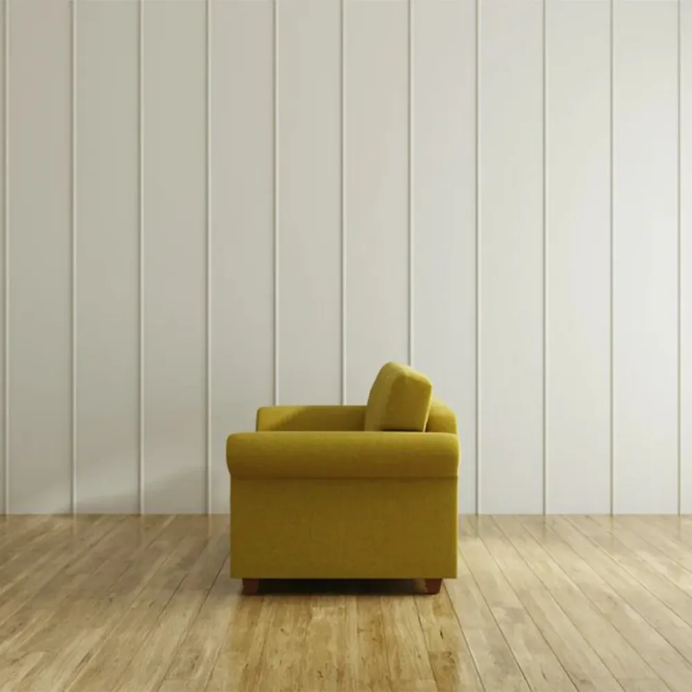 WallMantra Marion 3 Seater Sofa in Yellow