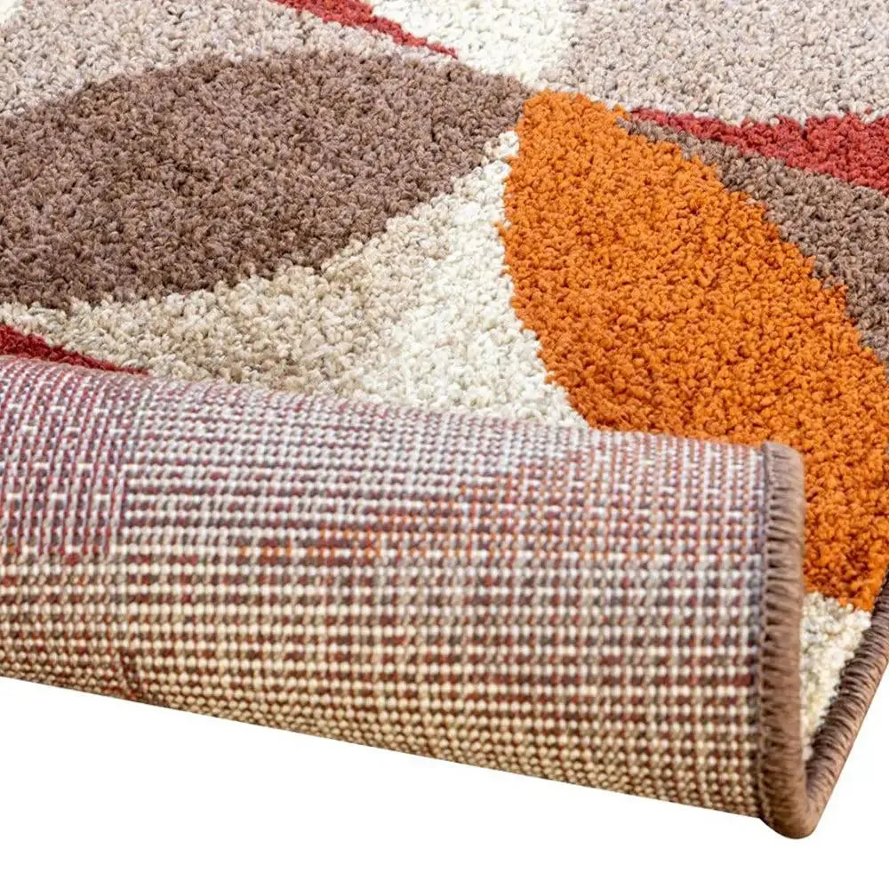 Maroon Abstract Pattern Big Floor Mat