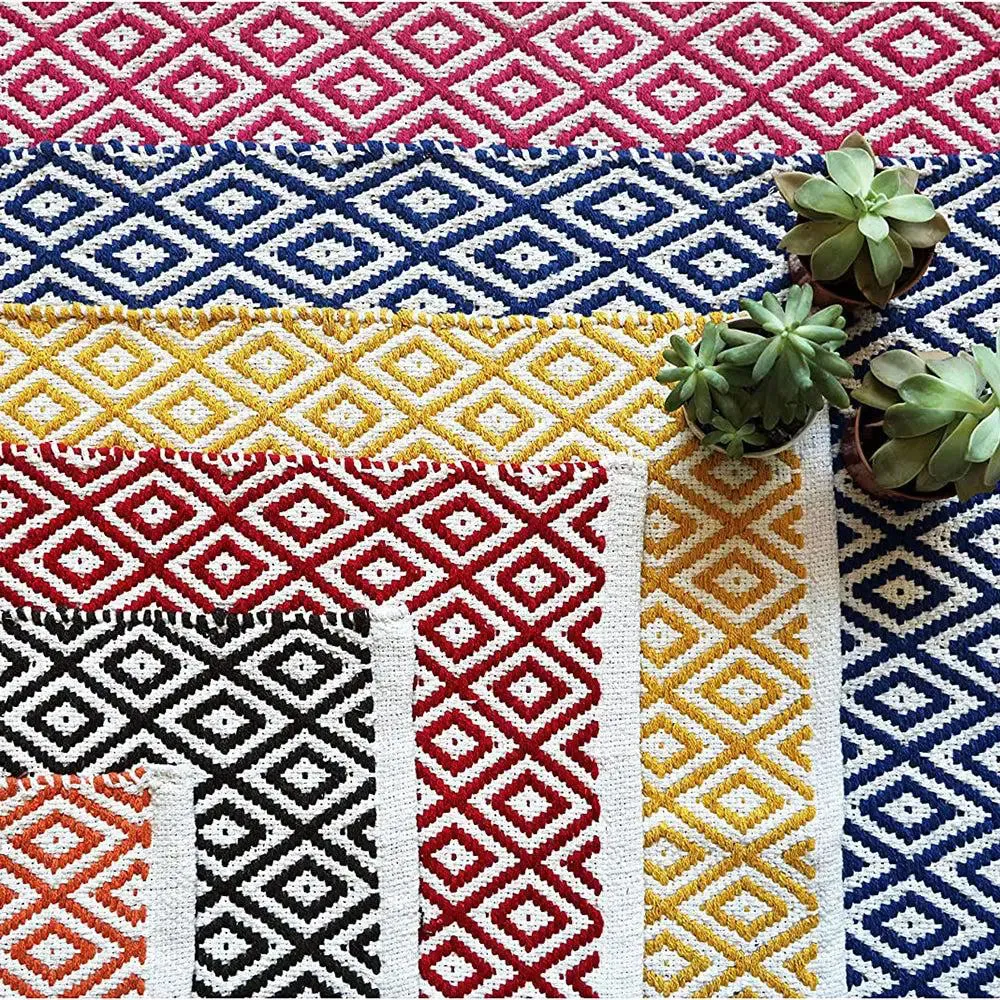 Maroon Designer Handwoven Area Rug (70 x 140) cm