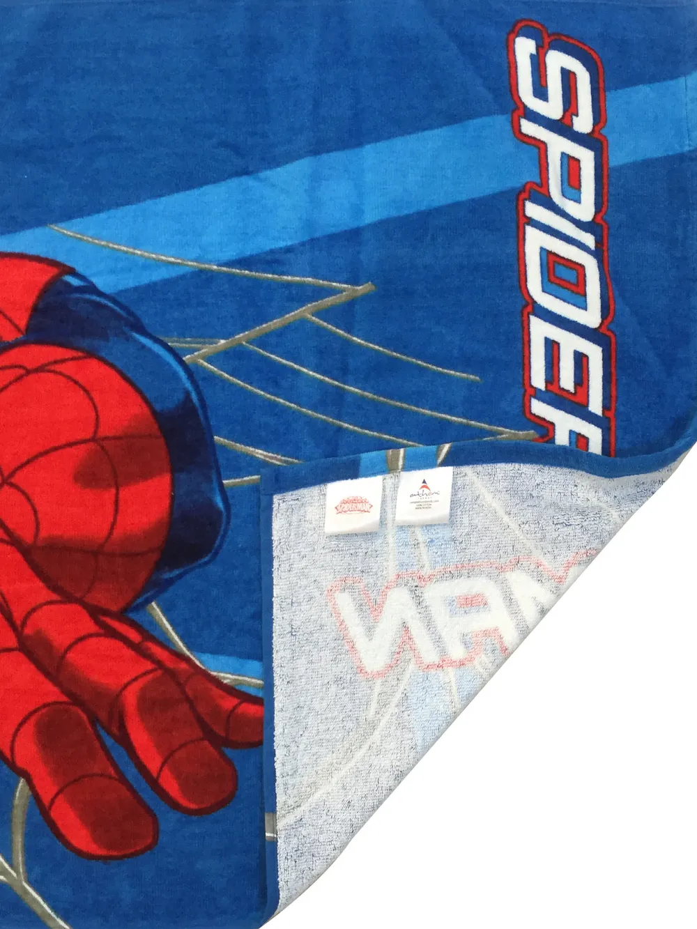 Marvel Avengers & Blue Spiderman Kids Bath Towels Set Of 2
