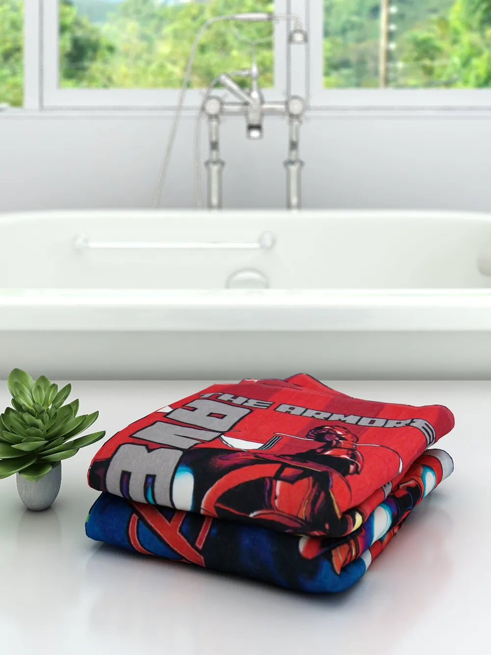 Marvel Avengers Kids Bath Towels Set Of 2