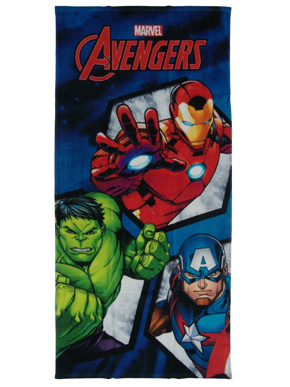 Marvel Avengers & The Hulk Kids Bath Towels Set Of 2
