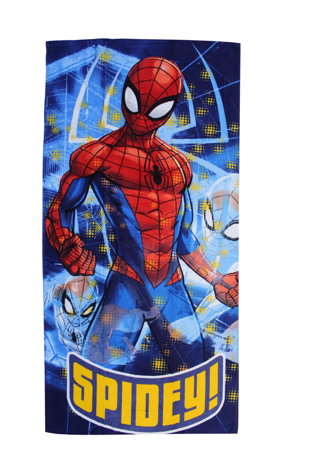 Marvel Blue Spiderman Kids Bath Towels Set Of 2