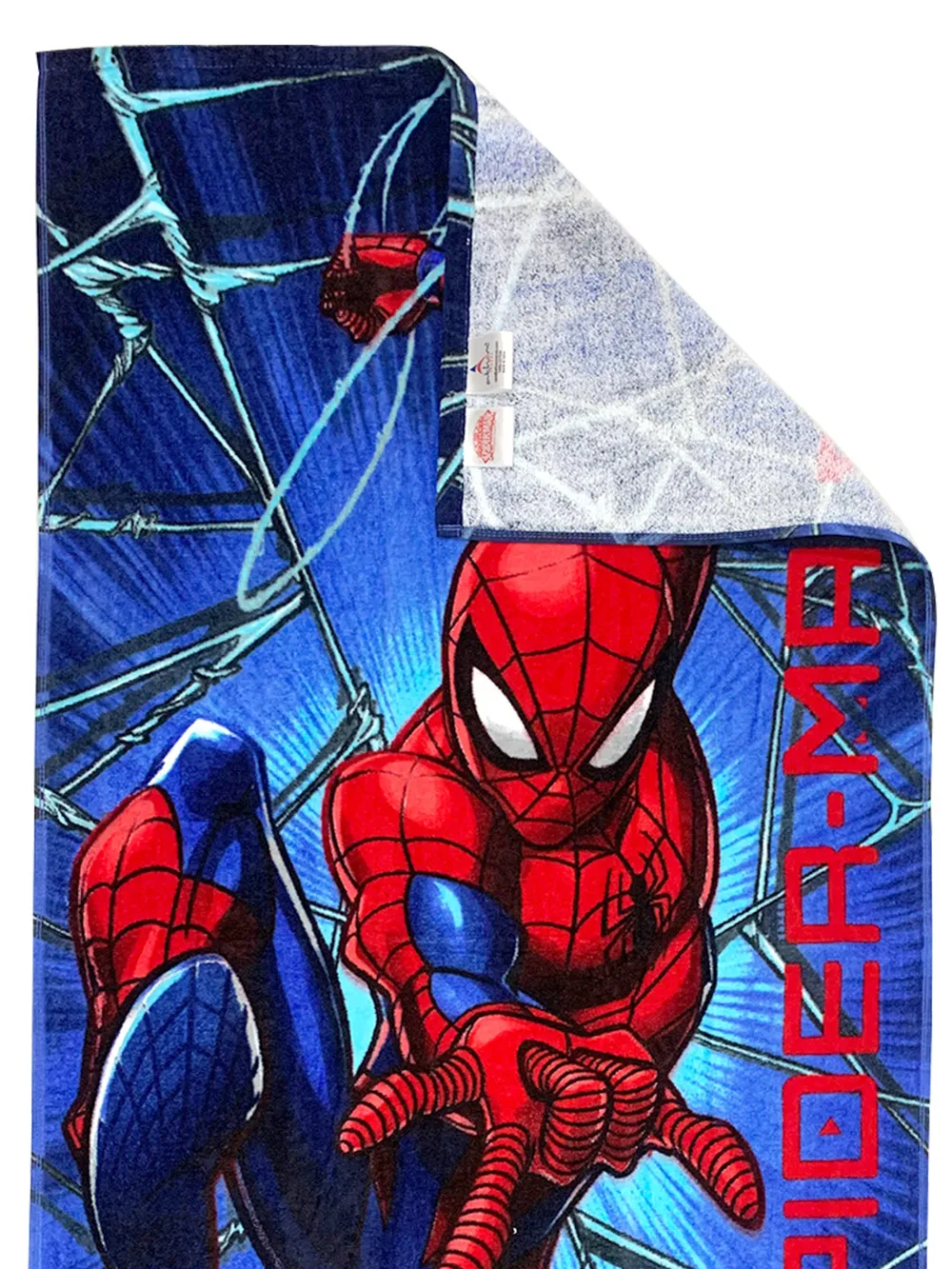 Marvel Blue Spiderman Kids Bath Towels Set Of 2