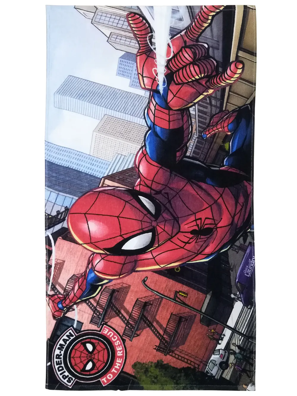 Marvel Blue Spiderman Kids Cotton Bath Towel