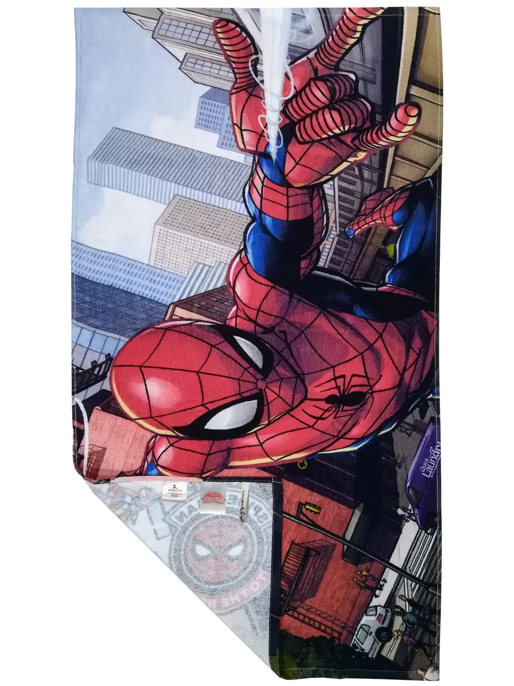 Marvel Blue&Red Spiderman Bath Towels Set Of 2