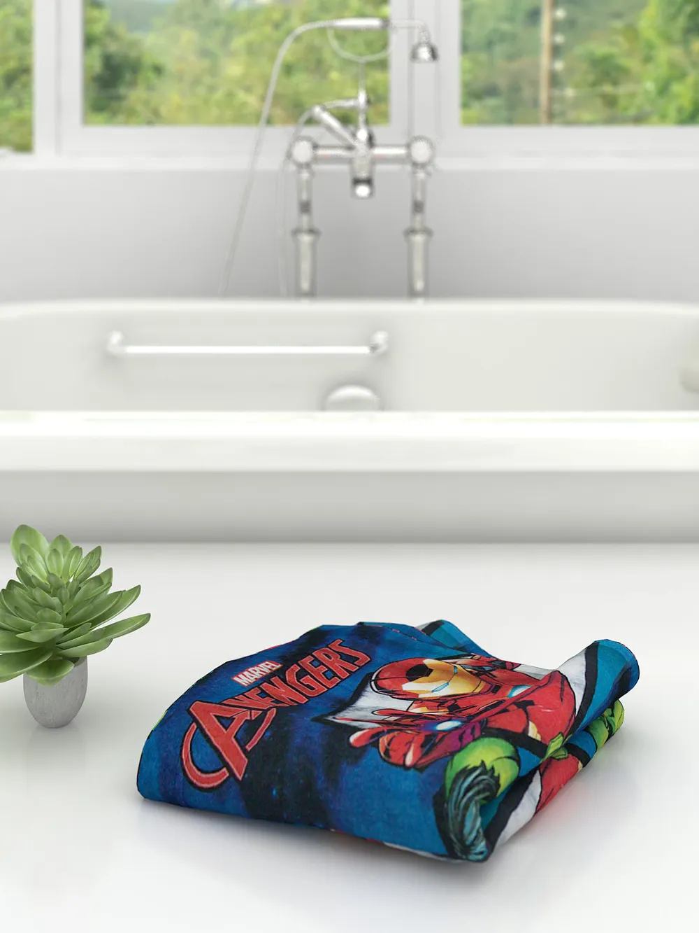 Marvel Captain America, Hulk, Ironman Kids Cotton Bath Towel