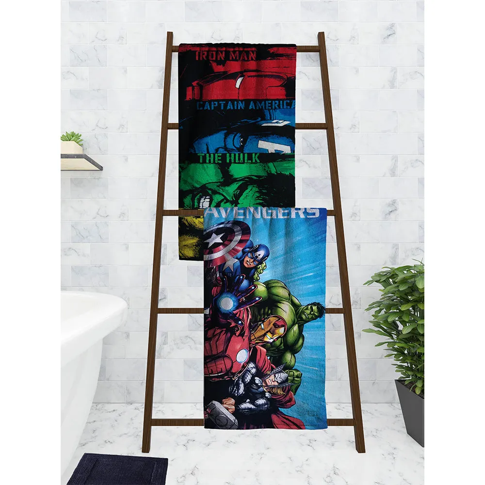 Marvel Captain America/The Hulk/Thor Avengers Kids Bath Towels Set Of 2