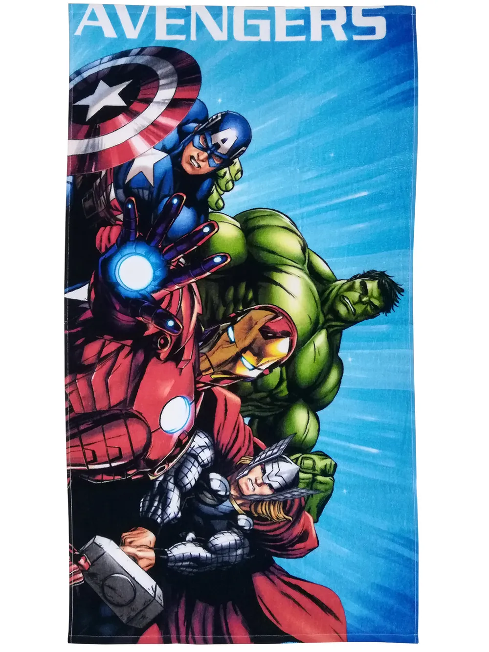 Marvel Captain America/The Hulk/Thor Avengers Kids Bath Towels Set Of 2