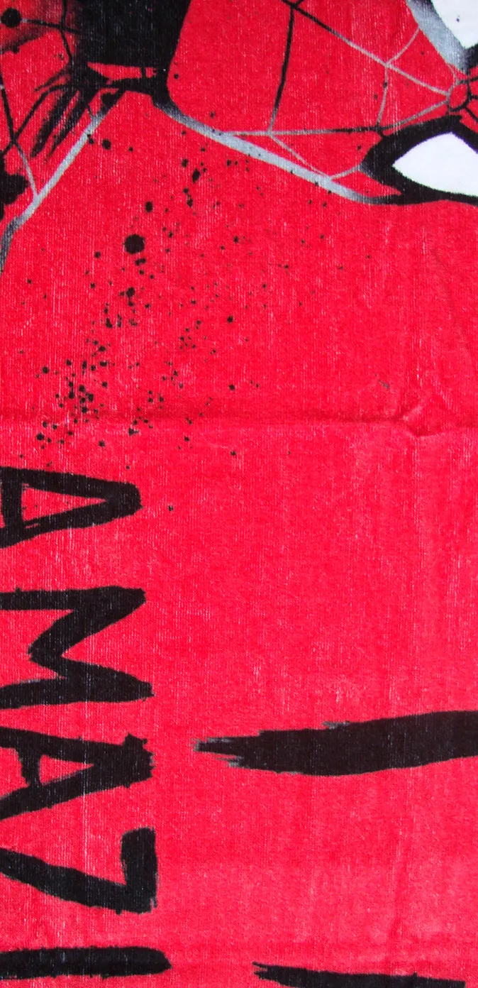 Marvel I Am Amazing Spiderman & The Hulk Kids Bath Towels Set Of 2