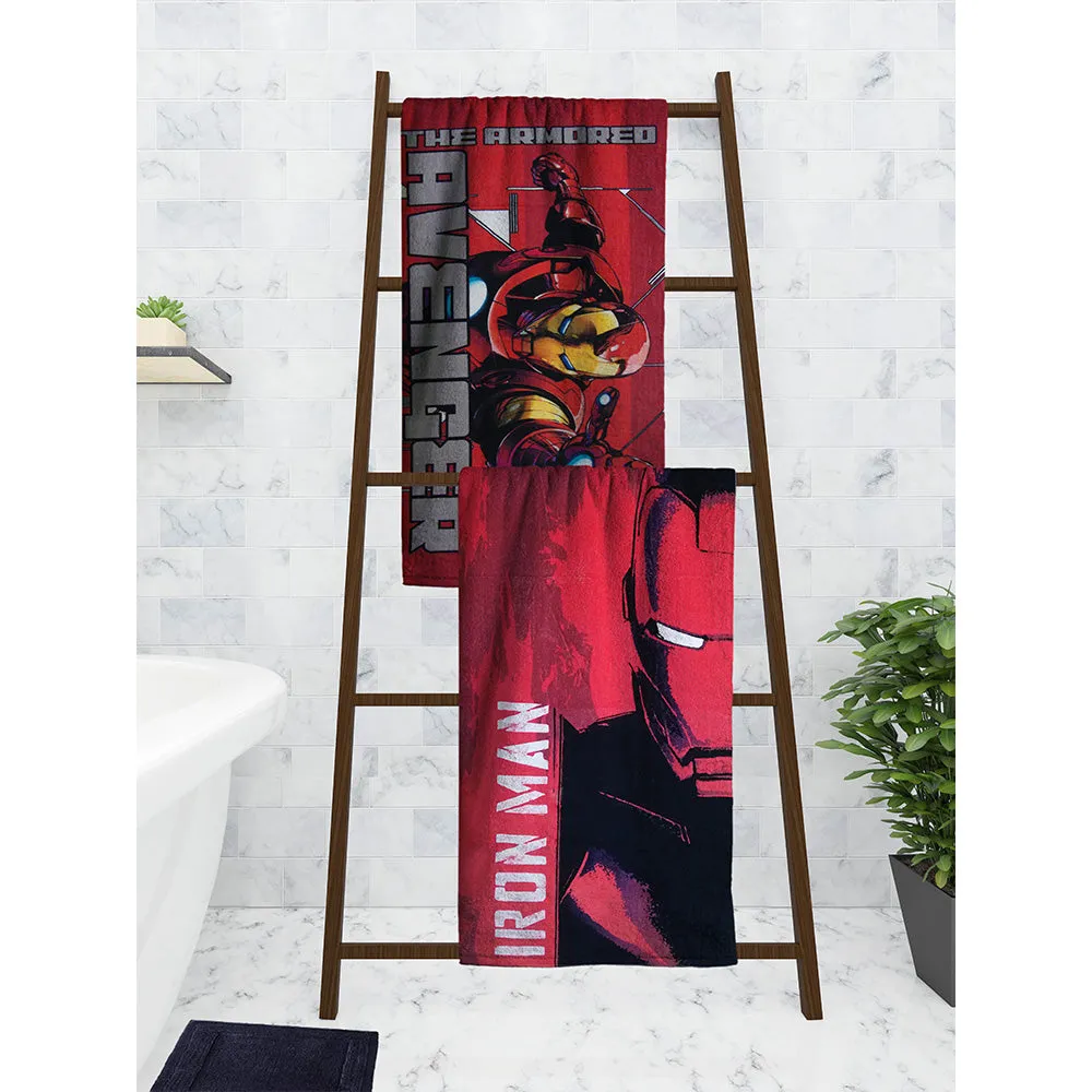 Marvel Iron Man & Avengers Kids Bath Towels Set Of 2