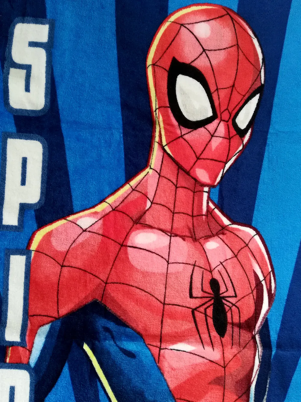 Marvel Iron Man & Spiderman Kids Bath Towel Set Of 2