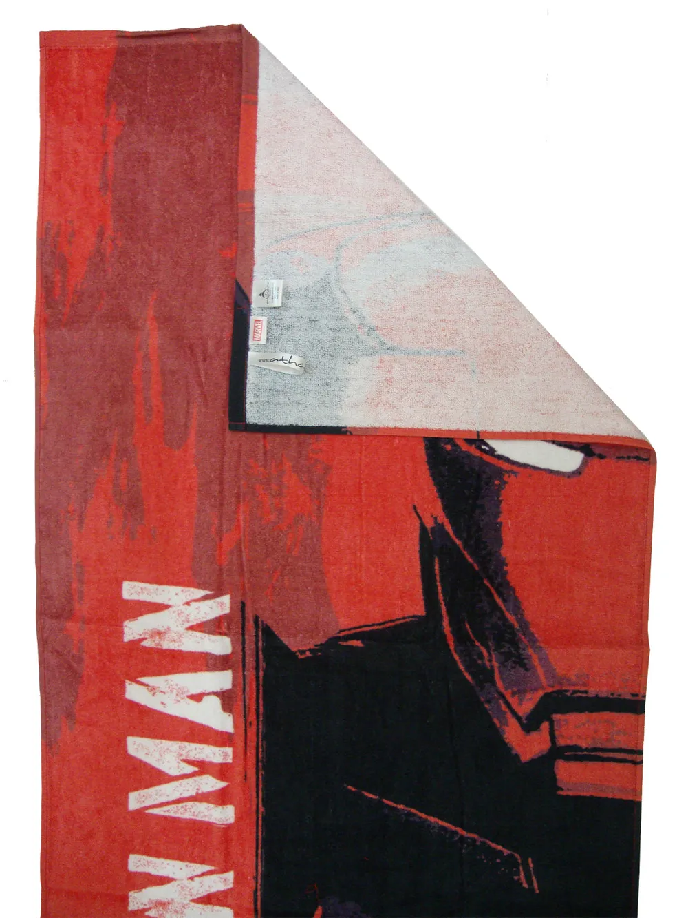 Marvel Iron Man & Spiderman Kids Bath Towel Set Of 2