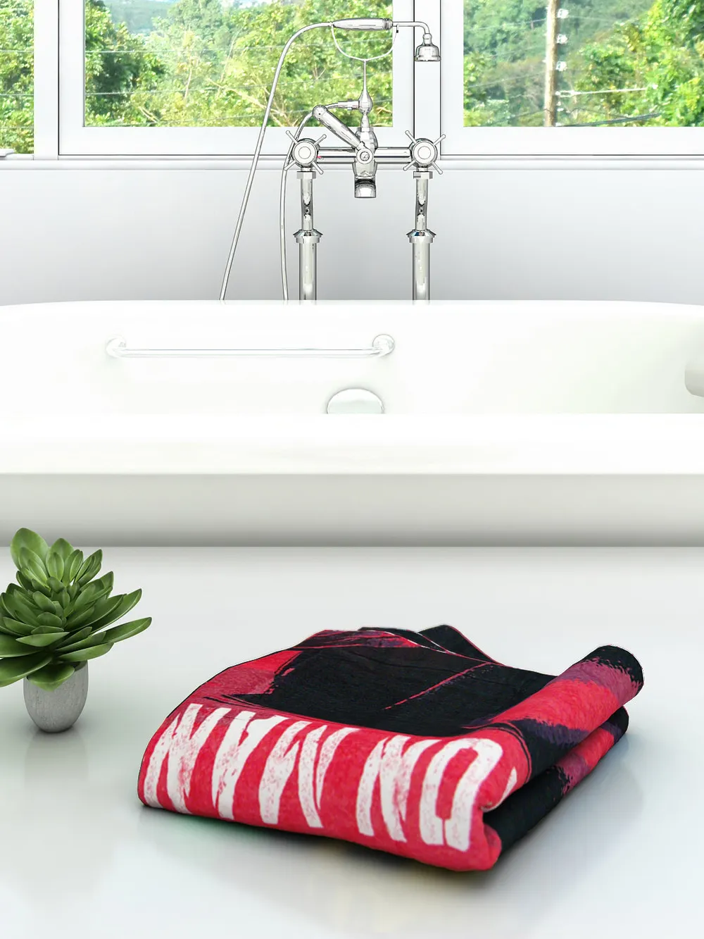 Marvel Red Ironman Kids Cotton Bath Towel