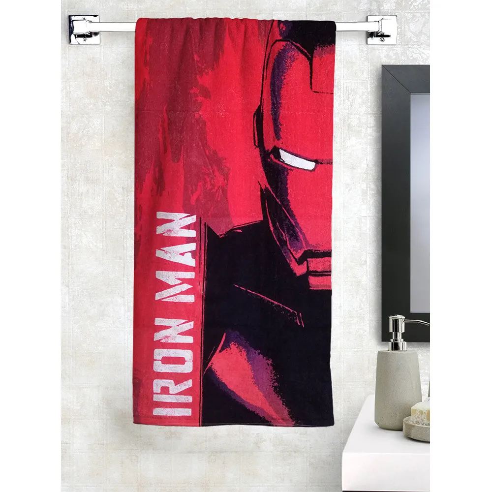 Marvel Red Ironman Kids Cotton Bath Towel