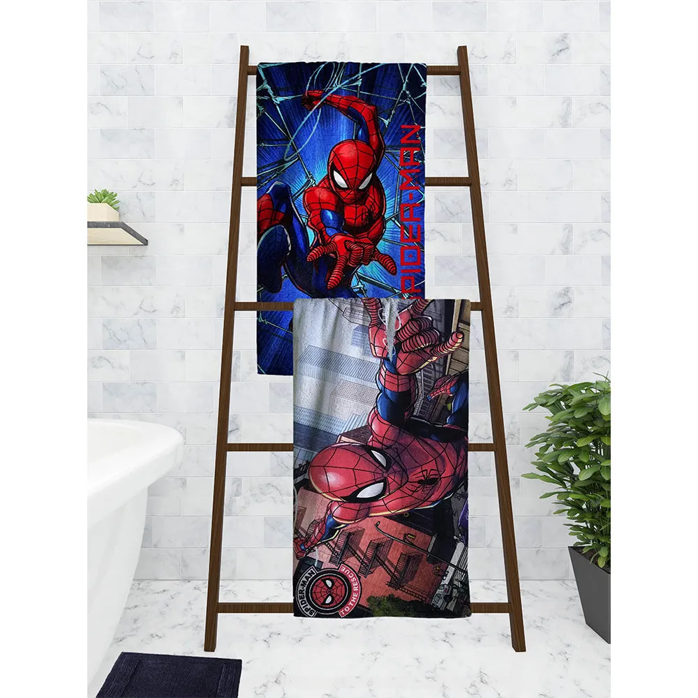 Marvel Spiderman Kids Bath Towels Set Of 2