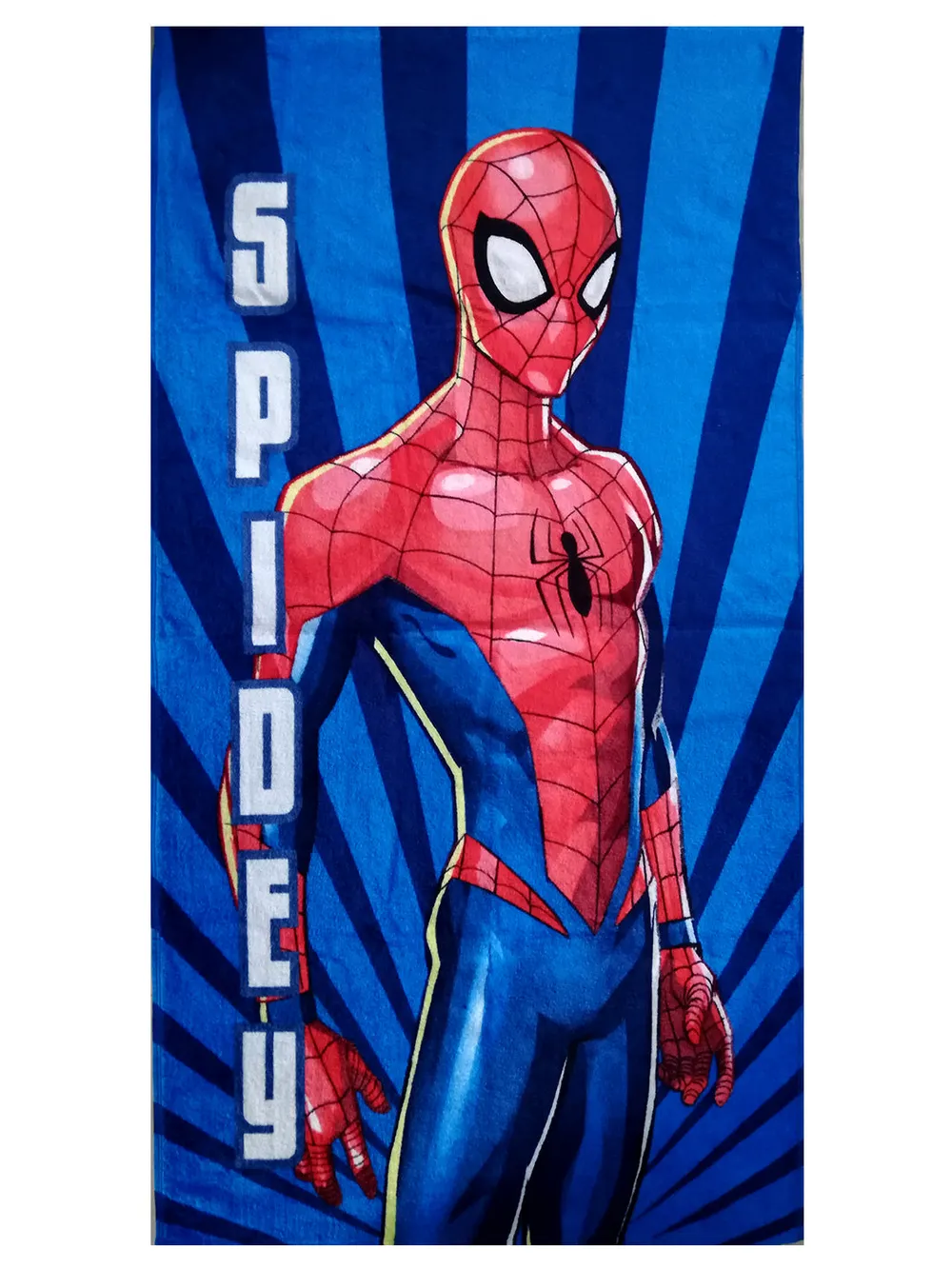 Marvel Spidey Spiderman Blue Kids Cotton Bath Towel