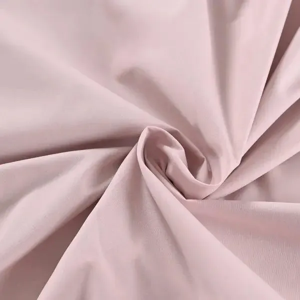 Maspar 100% Cotton Pink Crisp Bedsheet with 2 Pillow Covers (200 TC)-Slumber Plain Easy Care Percale