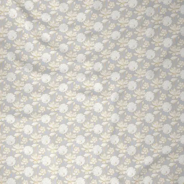 Maspar 100% Cotton Yellow Bedsheet with 2 Pillow Covers (200 TC)- Backyard Patio Albrecht Printed