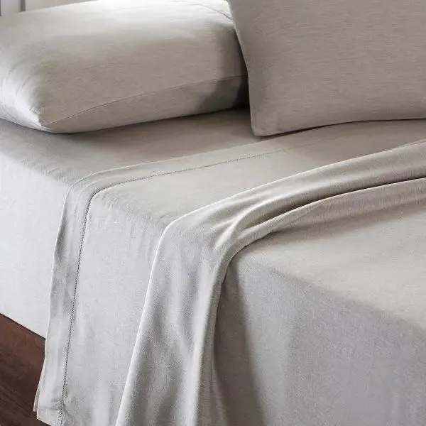 Maspar Emmie Egyptian Cotton Ultra-Soft Taupe King Size Bedsheet with 2 Pillow Covers (300 TC)