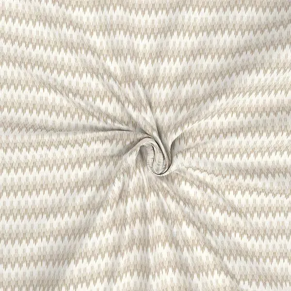 Maspar Neutral Double Bedsheet with 2 Pillow Covers (144 TC)- Hermosa Exotic Bouquet Asher